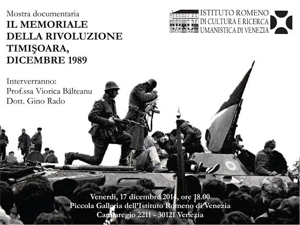 Memoriale della Rivoluzione. Timişoara dicembre 1989